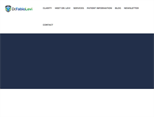 Tablet Screenshot of fabiolevi.com